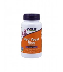 Now Foods Red Yeast Rice 600mg- 60 Vcaps