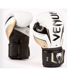 Venum Rękawice Bokserskie Elite Evo White/Gold