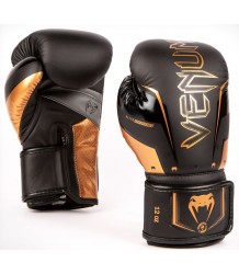 Venum Rękawice Bokserskie Elite Evo Black/Bronze