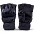 Rękawice MMA, skóra naturalna, rzep, pianka, Ground Game Stripe Black