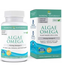 Nordic Naturals Algae Omega 715mg Omega 3 - 60 Softgels
