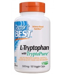 Doctor's Best L-Tryptophan With Tryptopure 90 Vcaps
