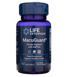 Life Extension Macuguard Ocular Support With Saffron 60 Softgels