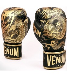 Venum Rękawice Bokserskie Dragon's Flight Boxing Gloves - Black/Bronze