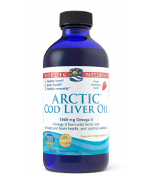 Nordic Naturals Arctic Cod Liver Oil 1060mg Strawberry - 237 Ml