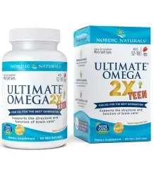 Nordic Naturals Ultimate Omega 2x Teen 60 Softgels