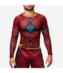 Hayabusa Rashguard Marvel Iron Man Długi Rękaw Black