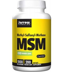 Jarrow Formulas Msm (Methyl Sulfonylmethane Sulfur) 1000mg - 200 Vcaps Data ważności 04/2024