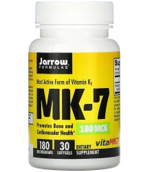 Jarrow Formulas Vitamin K2 Mk-7 180mcg 30 Softgels Data Ważności: 08/2024