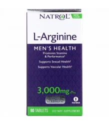 Natrol L-Arginine 3000mg 90 Tablets