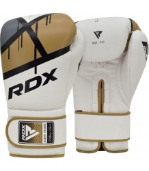 RDX Rękawice Bokserskie F7 Ego White Gold