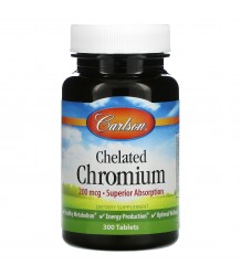Carlson Labs Chelated Chromium 300 Tablets