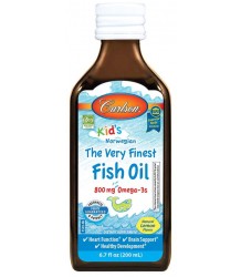 Carlson Labs Kid's The Very Finest Fish Oil 200 Ml Natural Lemon