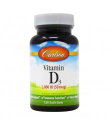 Carlson Labs Vitamin D3 2000 Iu  120 Softgels