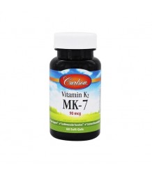 Carlson Labs Vitamin K2 Mk 7 60 Softgels