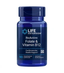 Life Extension Bioactive Folate Vitamin B12 90 Vcaps