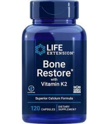 Life Extension Bone Restore With Vitamin K2 120 Caps