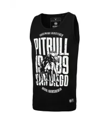 Pit Bull Tank Top Slim Fit San Diego Dog Black