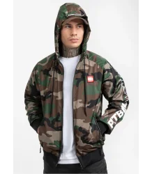 Pit Bull Kurtka Wiosenna Z Kapturem Athletic Sleeve Woodland
