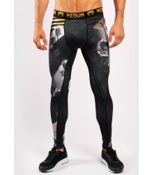 Venum Leginsy Skull Spats Black