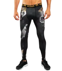 Venum Leginsy Skull Spats Black