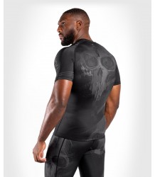 Venum Rashguard Skull Shortsleeve Black