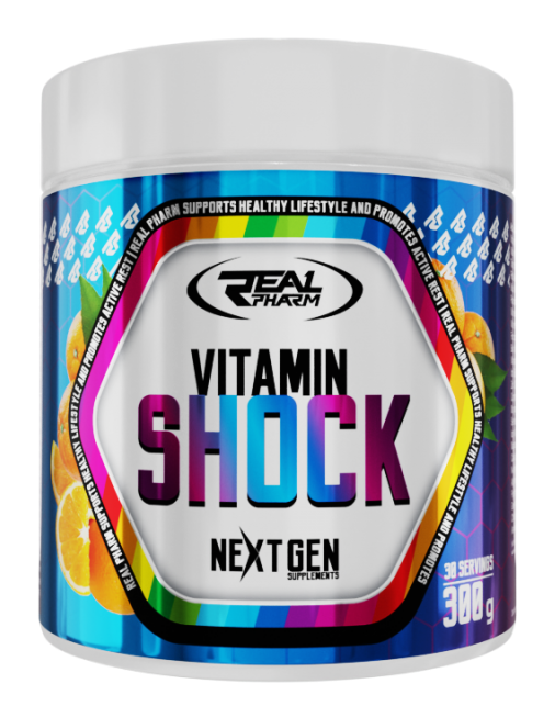 Real Pharm Vitamin Shock 300g , Suplementy Witaminy, Suplementy po