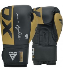 RDX Rękawice Bokserskie F4 Gold/Black