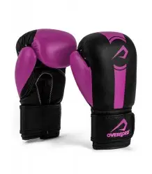 Overlord Dziecięce Rękawice Bokserskie Boxer Black/Purple