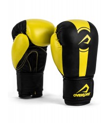 Overlord Dziecięce Rękawice Bokserskie Boxer Black/Yellow