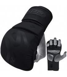 RDX Rękawice MMA Sparringowe T15 Noir Black