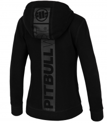 Pit Bull Bluza Z Kapturem Rozpinana Damska HILLTOP Czarna