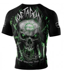 Octagon Rashguard SpiderSkull Krótki Rękaw 