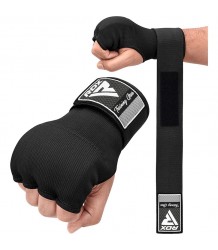 RDX Bandaże Bokserskie Owijki Żelowe Inner Gloves Black