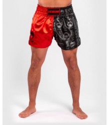 Venum Spodenki Muay Thai Logos Shorts Black/Red