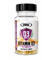 Real Pharm Vitamin D3 Softgels 5000IU 60 Caps