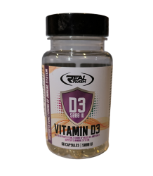 Real Pharm Vitamin D3 Softgels 5000IU 60 Caps