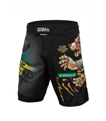 Pit Bull Spodenki MMA Grapplingowe Masters Of BJJ Black