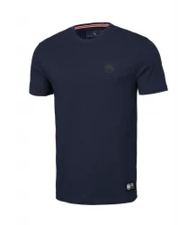 Pit Bull Koszulka T-shirt Slim Fit Small Logo Dark Navy