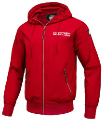 Pit Bull Kurtka Wiosenna Z Kapturem Athletic Logo Red