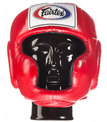 Fairtex Kask Bokserski Sparingowy HG3 Red