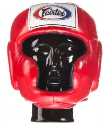 Fairtex Kask Bokserski Sparingowy HG3 Red