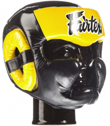 Fairtex Kask Bokserski Sparingowy HG13 Black/Yellow