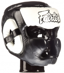 Fairtex Kask Bokserski Sparingowy HG13 Black/White