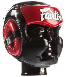Fairtex Kask Bokserski Sparingowy HG13 Black/Red