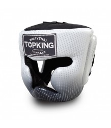 Top King Kask Bokserski Sparingowy TKHGSS-01BU Super Star Silver