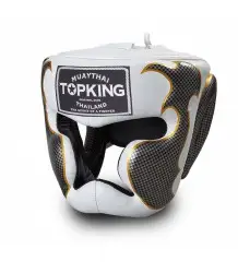 Top King Kask Bokserski Sparingowy TKHGEM-01SV Empower Creativity White/Silver