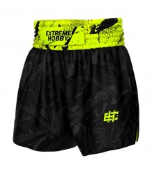 Extreme Hobby Spodenki Muay Thai NEO Limonka