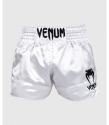 Venum Spodenki Muay Thai Classic Shorts Silver/Black
