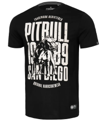 Pit Bull T-Shirt Koszulka San Diego Dog Black 
